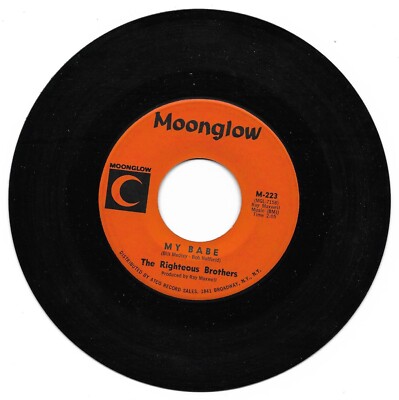 The Righteous Brothers: ''My Babe'' / ''Fee-Fi-Fidily-I-Oh''- VG '63 - plays Nr Mint