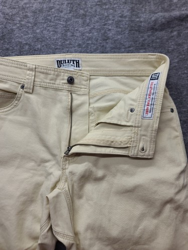 Duluth Trading Flex Fire Hose Jeans Mens 32x30 Standard Fit Bootcut Stretch Work - Picture 8 of 16
