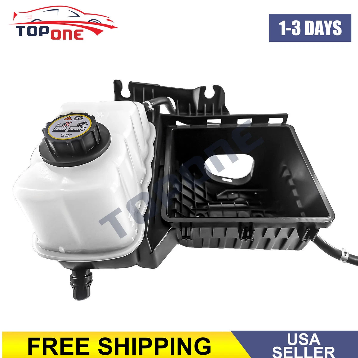 Radiator Coolant Overflow Tank For Ford F-150 Expedition
