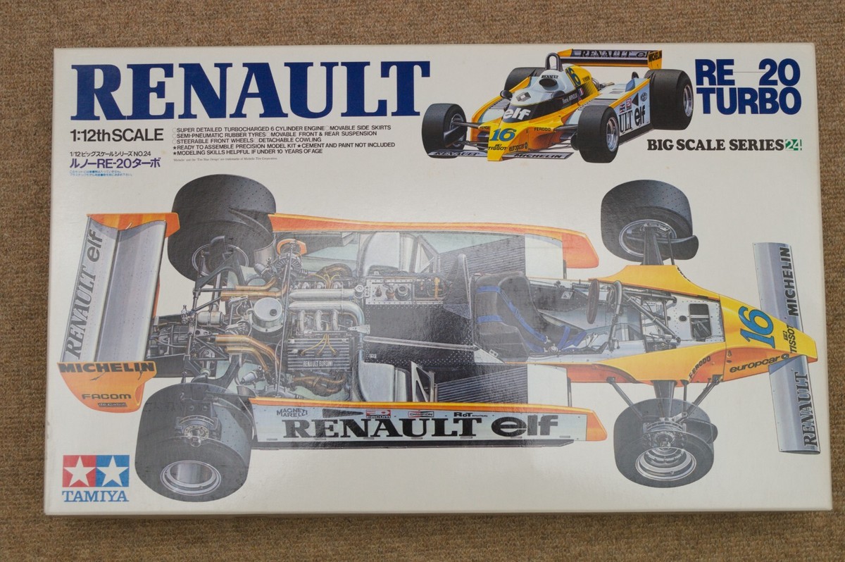 NEW] TAMIYA 1/12 RENAULT RE20 TURBO RE-20 BIG SCALE SERIES