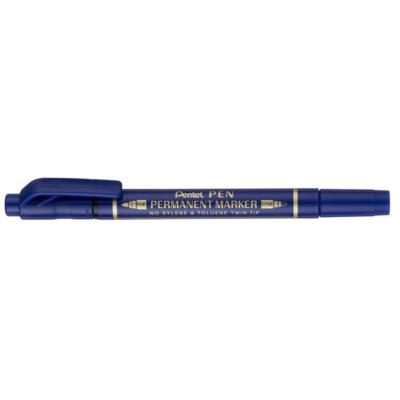 Pentel Permanent-Marker Pen, Doppelspitze, blau
