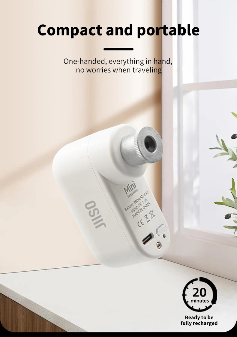 アクセサリー JIISO Mini Electric Bike Tire Pump MagicCycling JIISO Mini Electric Bike Tire Pump（マジック