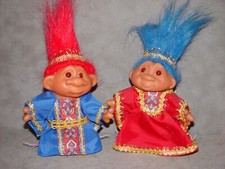2 Troll Dolls 5" Dam Norfin King and Queen A2
