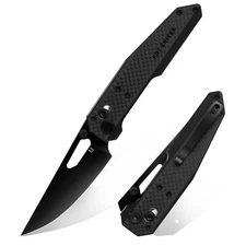 HIGHTRON Sharplyn Pocket Knife EDC Knife-Pocket Folding Knife, 14C28N Steel B...