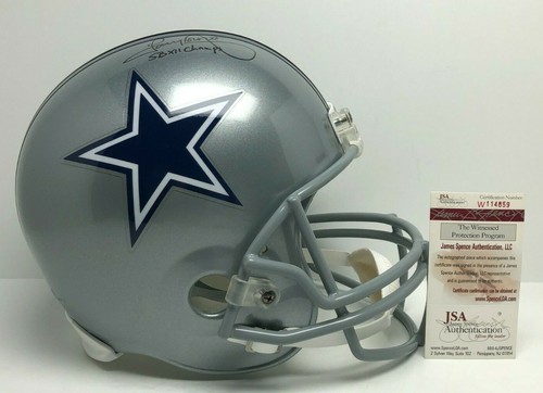 Tony Dorsett Signed F/S Replica Helmet w/ "SB XII Champs" JSA Witnessed - Picture 2 of 10