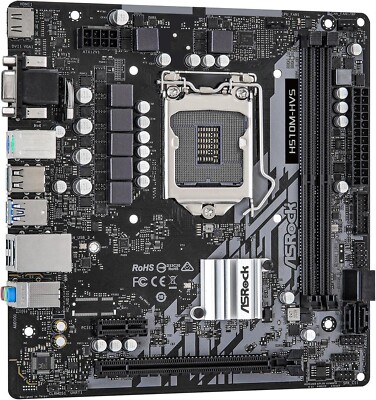 ASROCK H510M-HVS Motherboard H510 DDR4 LGA1200 MicroATX Tested
