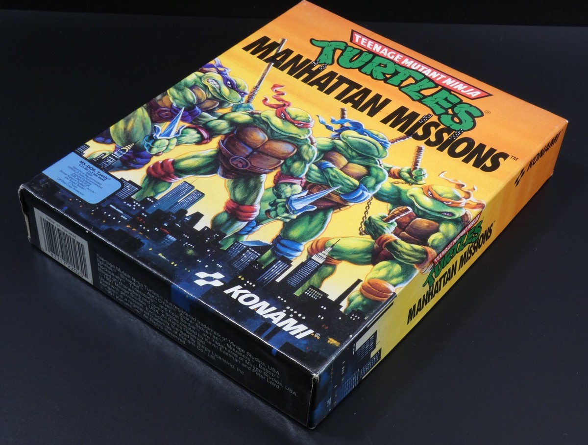 Teenage Mutant Ninja Turtles Manhattan Missions PC Game in Box