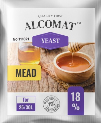 Honigweinhefe Alcomat Mead Yeast Alkohol Hefe 18% Gärhefe Honigwein ORIGINAL Top