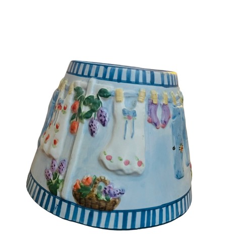 Yankee Candle Cerámica Vela Sombra Topper Día de Lavandería Floral - Imagen 6 de 9