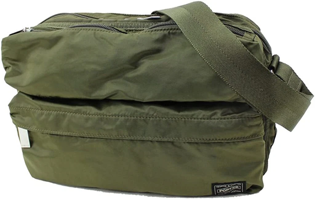 Yoshida PORTER FRAME SHOULDER BAG S Khaki 690-17848 JAPAN