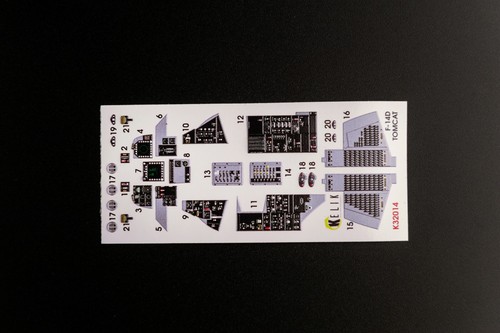 F-14D Super Tomcat - Interior 3D Decal for Trumpeter kit 1/32 Kelik K32014 - Picture 5 of 14