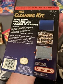 Nintendo NES Original Cleaning Kit In Box Authentic 1991