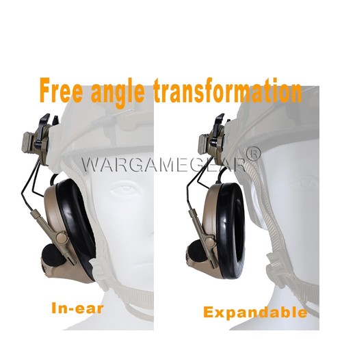 Tactical Comtac II Headset Anti Noise Rail Adapter For FAST Helmet Headphone - Picture 7 of 18