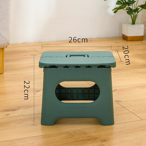 Folding Step Stool Plastic Height Premium Heavy Duty Foldable Stools for Adults - Picture 13 of 13