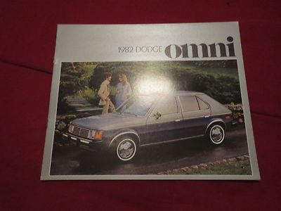 1982 DODGE OMNI FACTORY ORIGINAL DEALER SALES BROCHURE | eBay