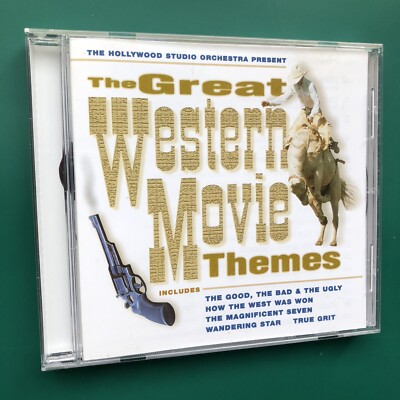 GREAT WESTERN MOVIE THEMES Soundtracks CD Alamo Hondo True Grit Comancheros NM
