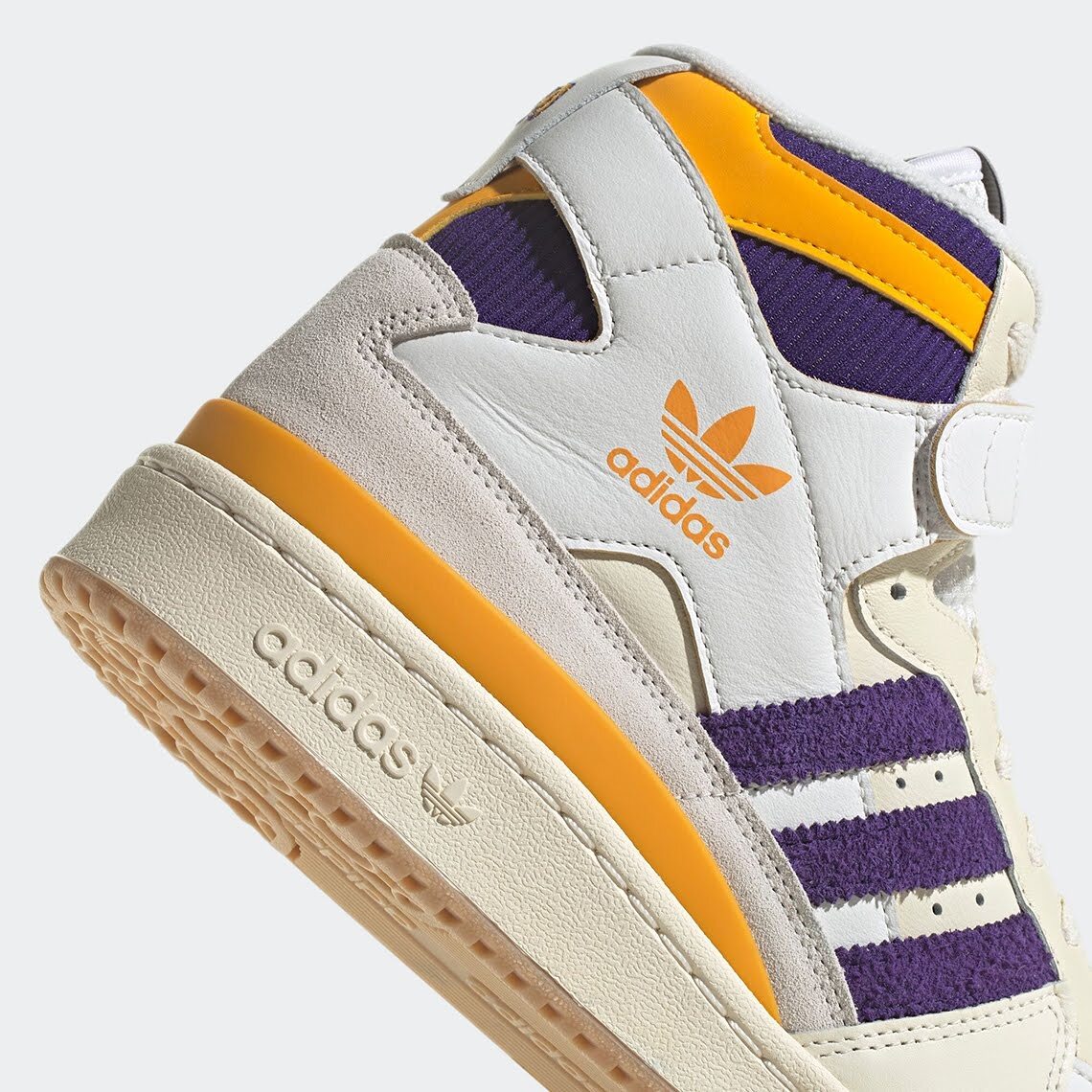 New Adidas Originals Forum 84 High Shoes Leather Lakers Cream