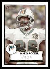 2006 Topps Heritage #25 Marty Booker Black Back Dolphins