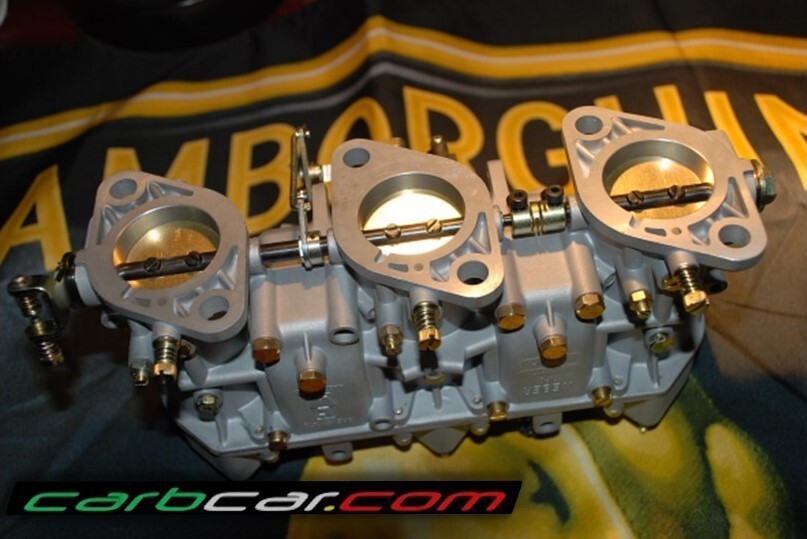 LAMBORGHINI MIURA WEBER 40 IDL3C CARBURETOR RESTORED