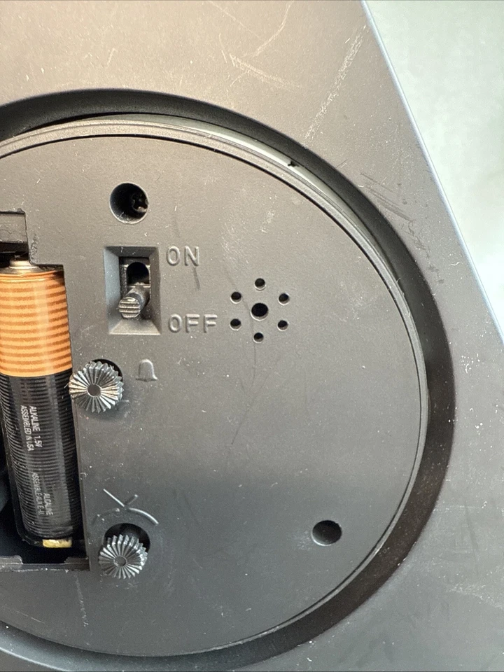 Triangle Alarm Clock 7 inches Dillard’s Triangle Clock Retro Chic - Image 3 of 4