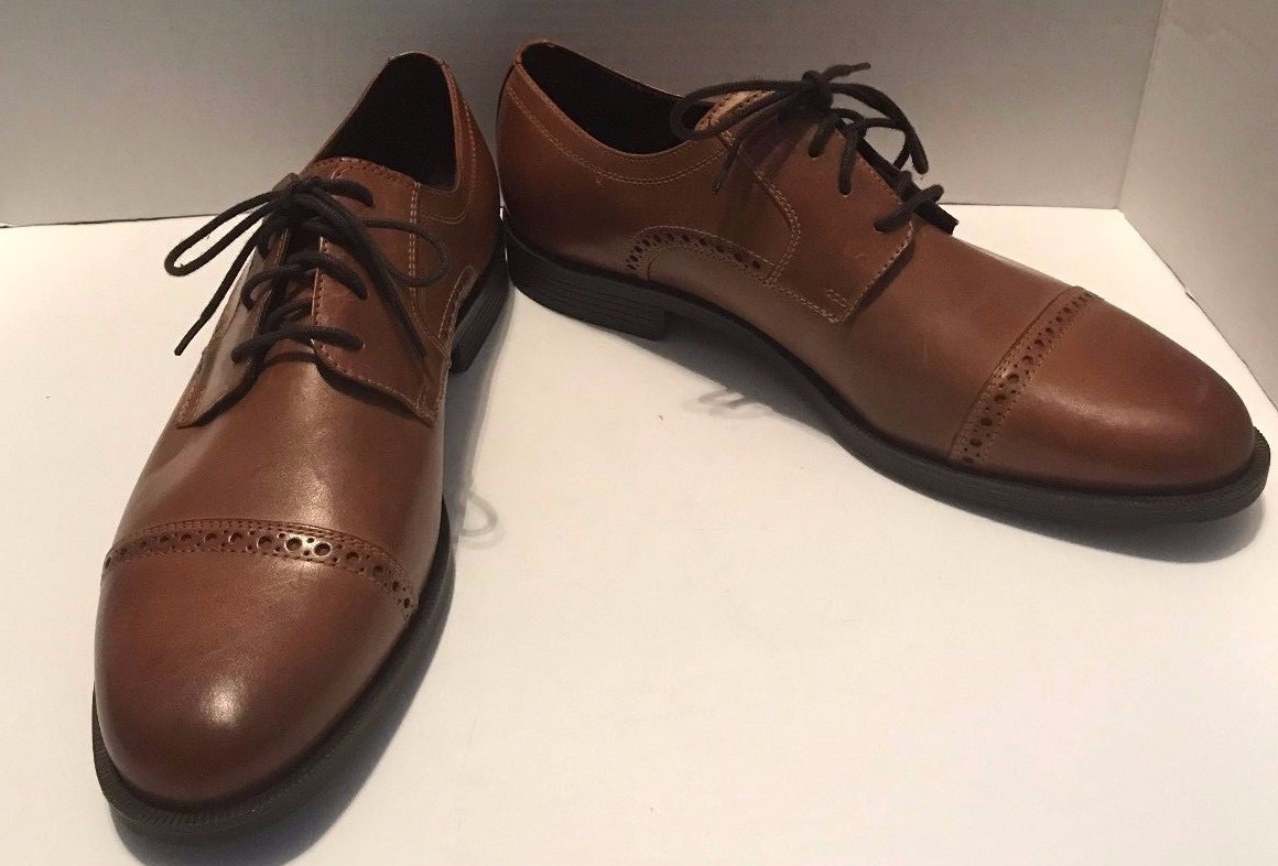 SAOLA Scarpe Oxford Cole Haan marrone talpa 12M stringate abito ufficio casual carriera