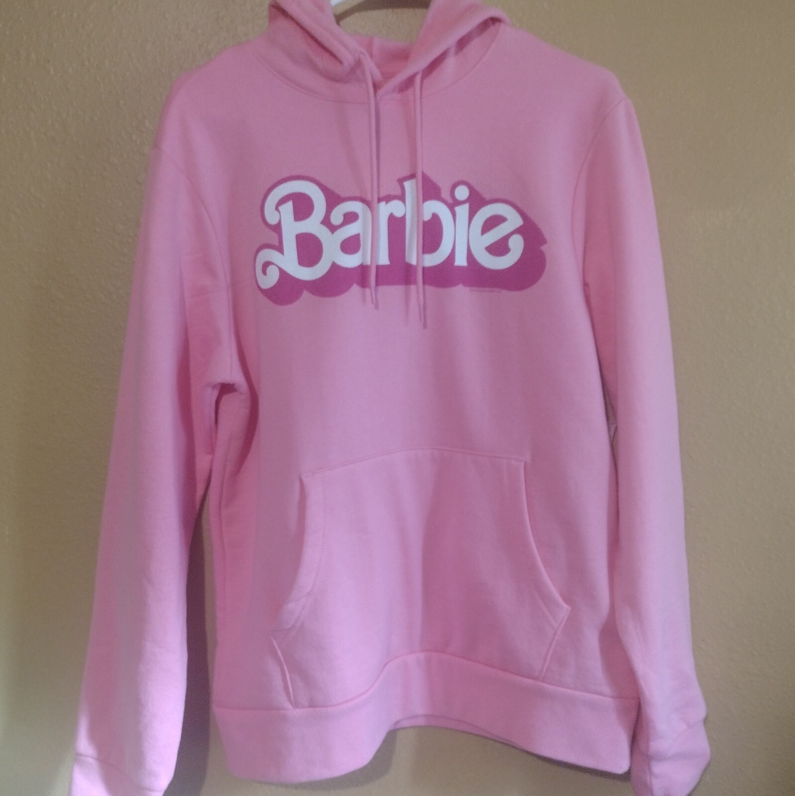 Barbie Gender-Neutral Pullover Hoodie for Adult color Pink size M image 3