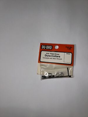 Du-Bro Dura-Halsband Set – 4 Stück, 3/81,3 Cm, Inkl. Stellschraube & Schraubenschlüssel