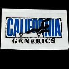 Vintage 1980’s California Generics Sticker￼