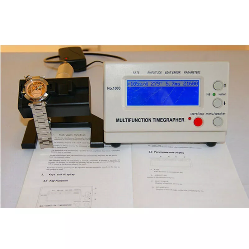 Multi function Timegrapher NO.1000 Watch Timing Machine Tester PRO