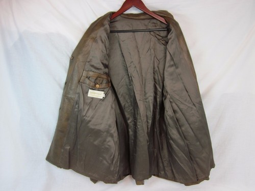 Vintage California Sportswear Californian Brown Leather Jacket Blazer Size 42 - Picture 5 of 9