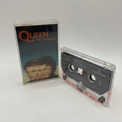 Queen   The Miracle Cassette Album Parlophone   TCPCSD 107 1989 Tape