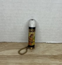 Rare Vintage Davy Crockett Bullet Light Keychain Works