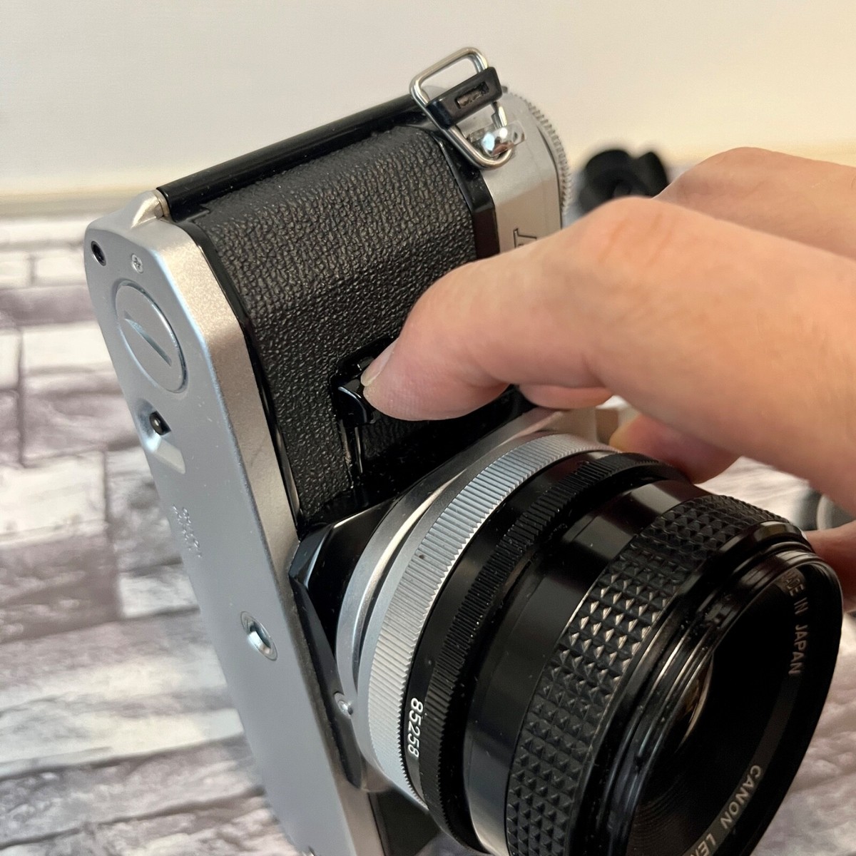 Canon AE-1 SLR Film Camera w/ Canon Lens FD 28mm F3.5 s.c.