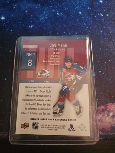 HoloGRFX NHL-9 Cale Makar Serie Extendida Serie Extendida 20-21 UD - Imagen 2 de 2