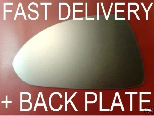VAUXHALL CORSA D 2006-2019 DOOR WING MIRROR GLASS + PLATE RIGHT OR LEFT