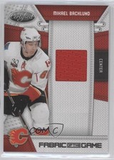 2010-11 Certified Fabric of the Game 124/250 Mikael Backlund #MIB 0a7