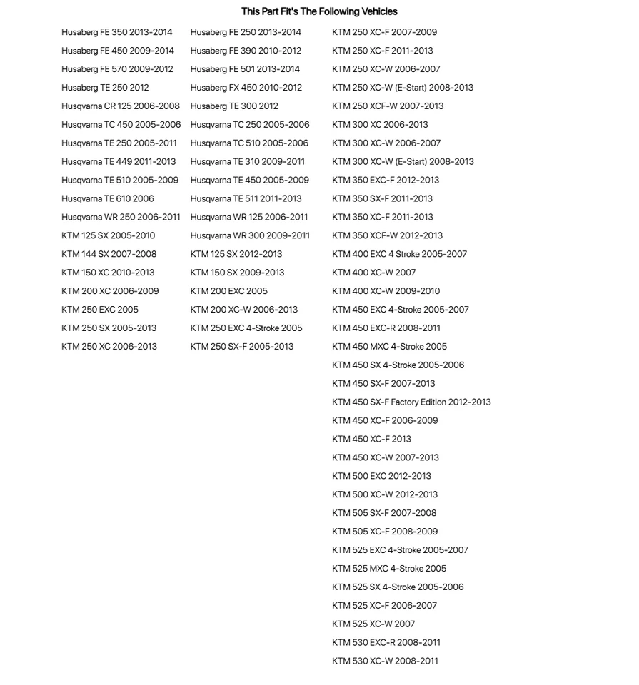 Tusk Brake Lever Black For Husqvarna CR 125 2006-2008 - Изображение 2 из 2