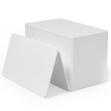 100 pcs PVC Cards CR80 Card, Graphic Quality Blank Plastic PVC Card CR80 30 M...