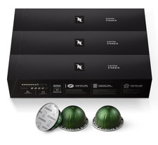 150 Nespresso Vertuo Count Stormio Dark Roast Coffee Pods 7.8oz Brew BB 01/31/26