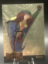 1995 Marvel Metal Blaster ROGUE (10 of 18) Gold Limited Edition Excellent
