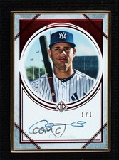 2018 Topps Transcendent Collection Red 1/1 Gary Sanchez (Vertical) Auto 1q7