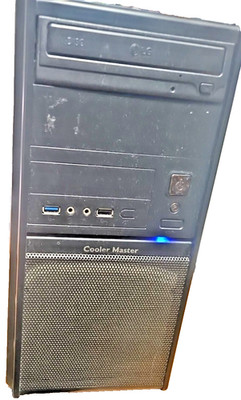Desktop  Intel i5-7500 Asus H110m-c 8GB 256 ssd win11 cooler master case dvdrw