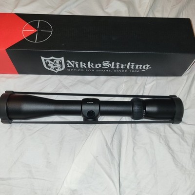 Nikko Stirling Diamond Illuminated 3-12x42 Scope 4 Dot Reticle Rifle Scope