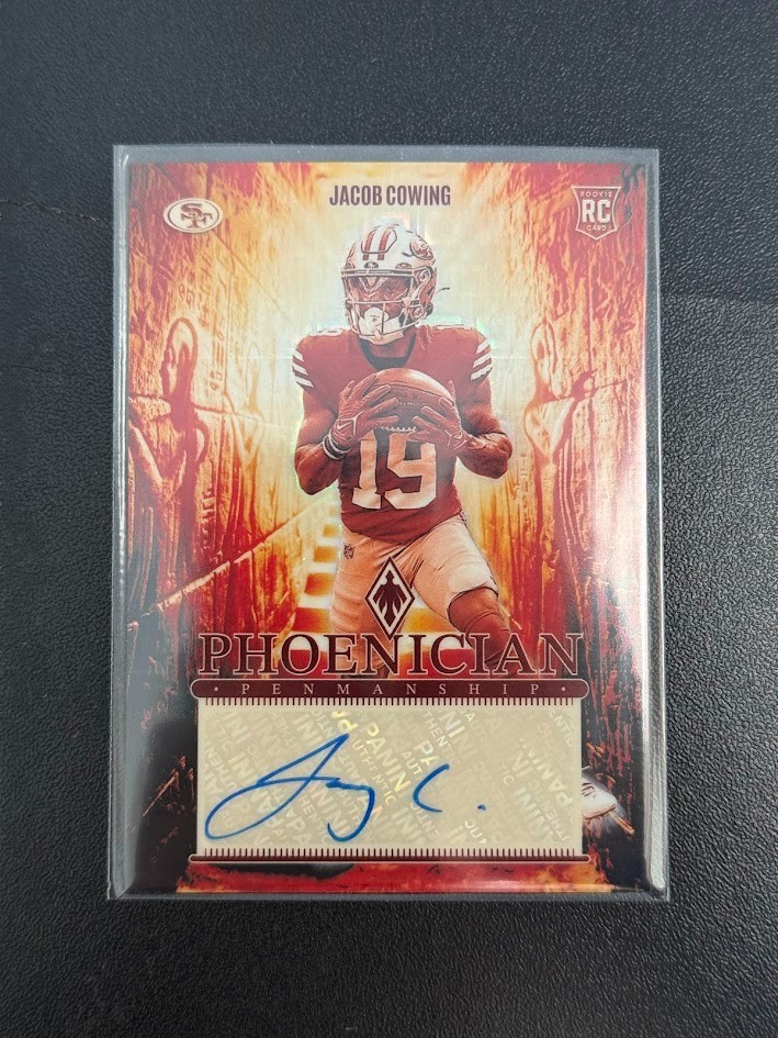Jacob Cowing Panini Phoenix Phoenician Rookie Penmanship Autographs #PRPJCG Base