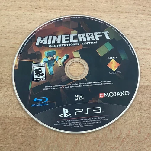Sony PS3 Minecraft Playstation 3 Edition Disc Only