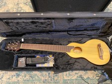 Washburn Rover R010 Travel Acoustic Guitar 3/4 Natural Mahogany w/ Gig Bag Strap