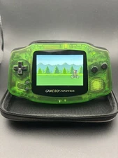 Custom Gameboy Advance IPS 3 | Transparent Emerald Shell | Free Case