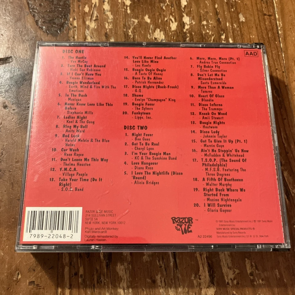 70’s Preservation Society Presents Disco Fever 40 Hits 1991 Razor & Tie 2 CD Set - Image 2 of 4