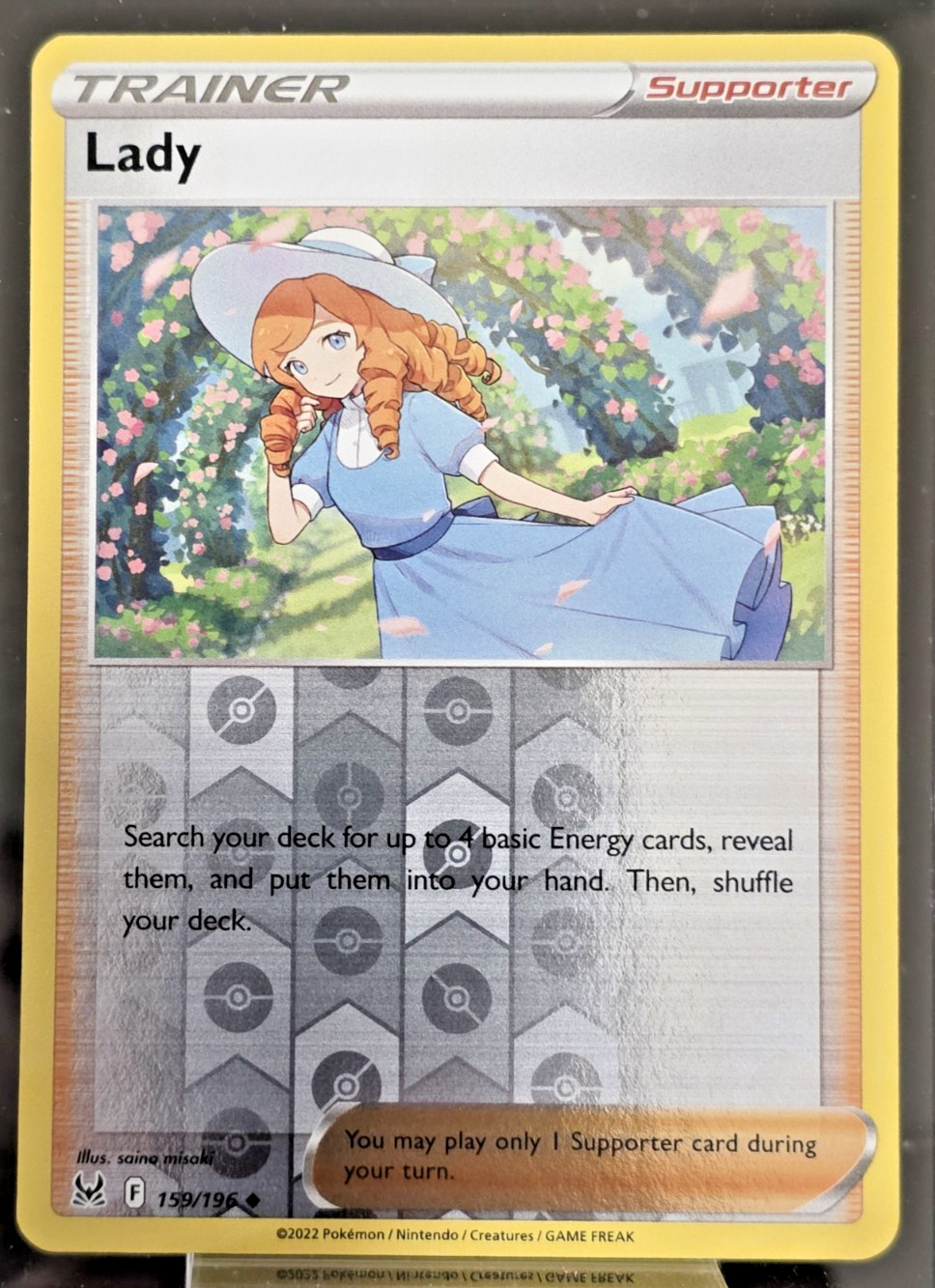 Lady 159/196 Lost Origin Reverse Holo NM Pokemon TCG