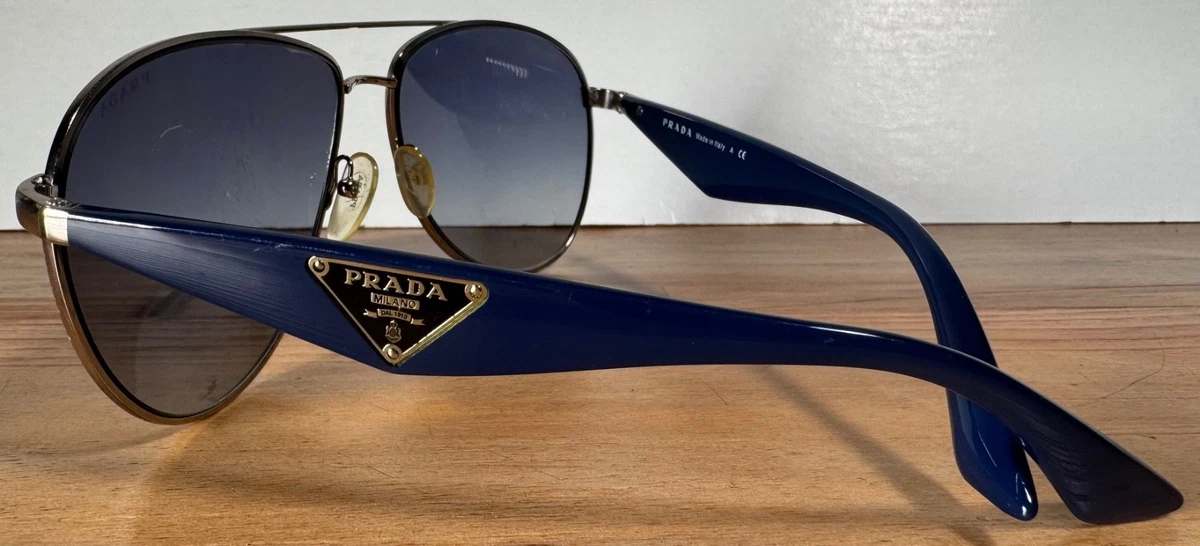 PRADA Aviator Blue Sunglasses for Men for sale | eBay